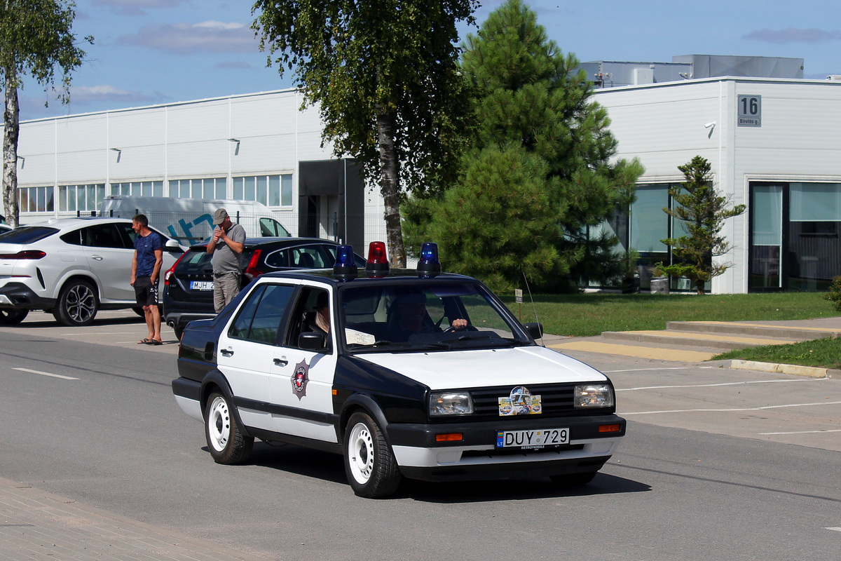 Литва, № DUY 729 — Volkswagen Jetta Mk2 (Typ 16) '84-92; Литва — Old Special Show 2023