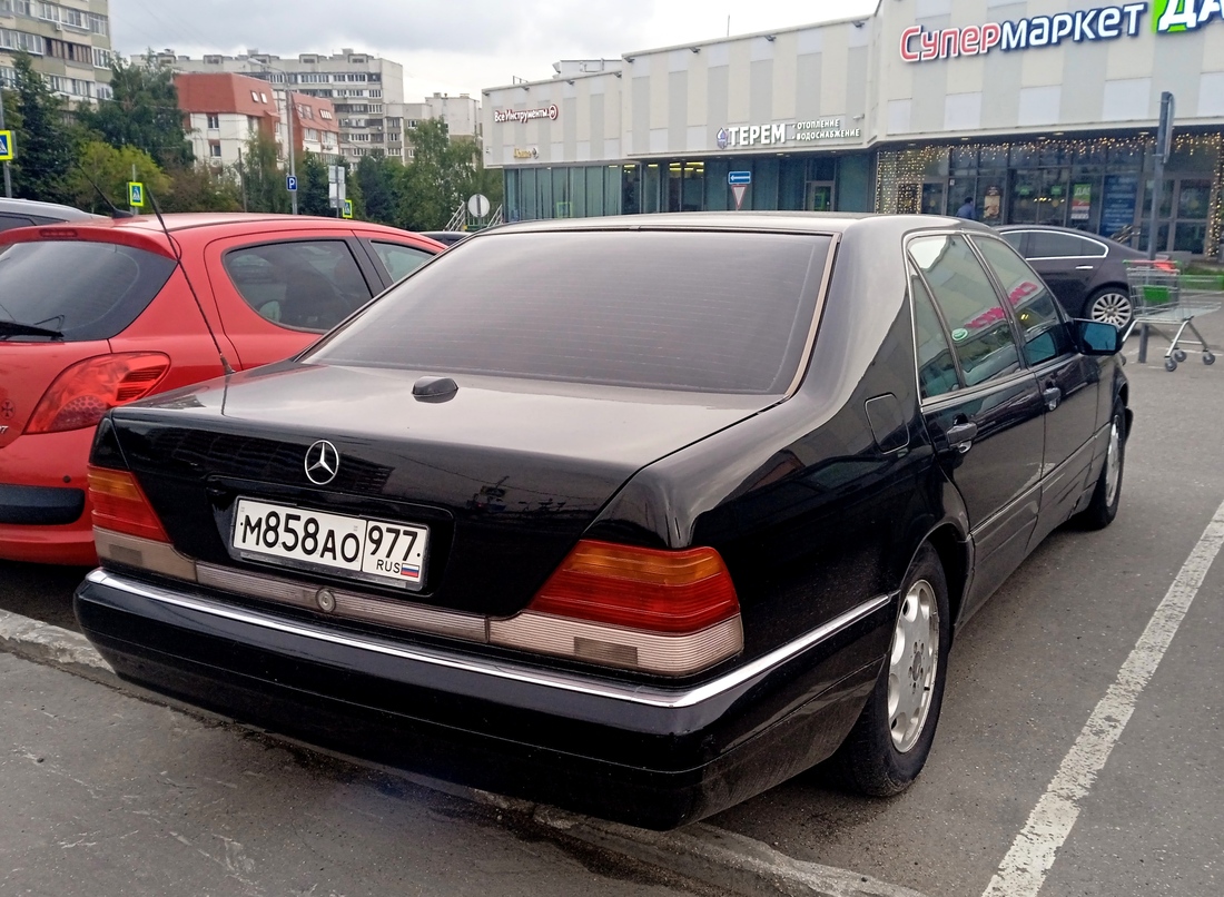 Москва, № М 858 АО 977 — Mercedes-Benz (W140) '91-98
