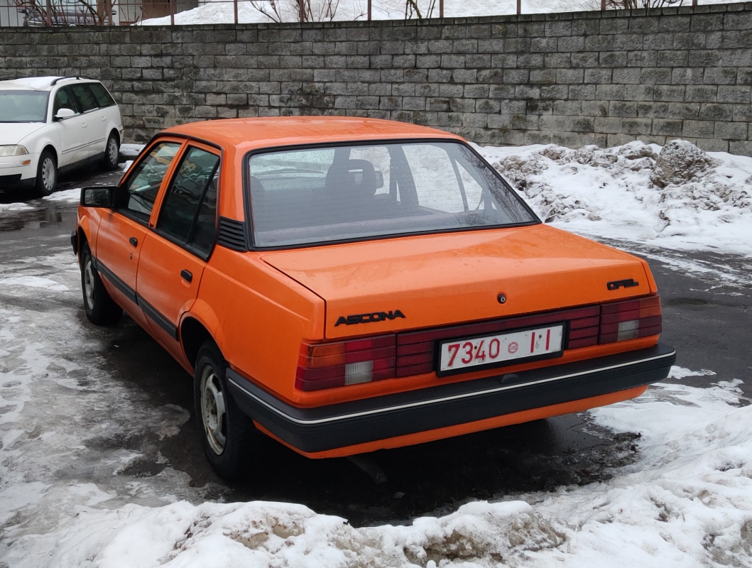 Брестская область, № 7340 ІІ — Opel Ascona (C) '81-88