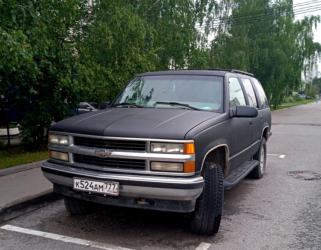 Москва, № К 524 АМ 777 — Chevrolet Tahoe (1G) '92-99