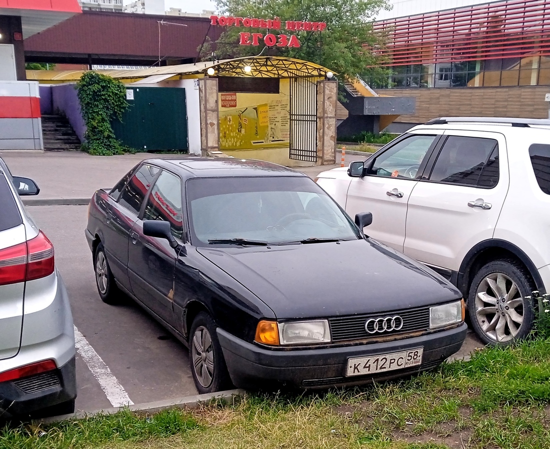 Пензенская область, № К 412 РС 58 — Audi 80 (B4) '91-96