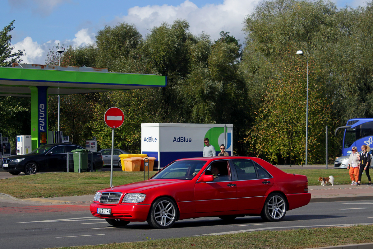 Литва, № JAZ 191 — Mercedes-Benz (W140) '91-98