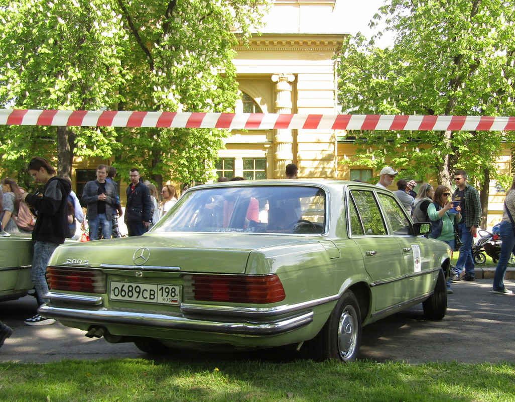 Санкт-Петербург, № О 689 СВ 198 — Mercedes-Benz (W116) '72-80; Санкт-Петербург — "Международный транспортный фестиваль "SPb TransportFest 2023"