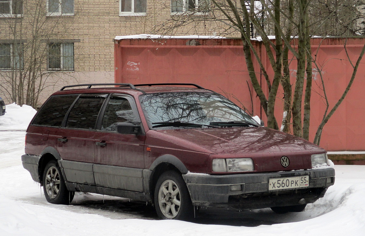 Омская область, № Х 560 РК 55 — Volkswagen Passat (B3) '88-93