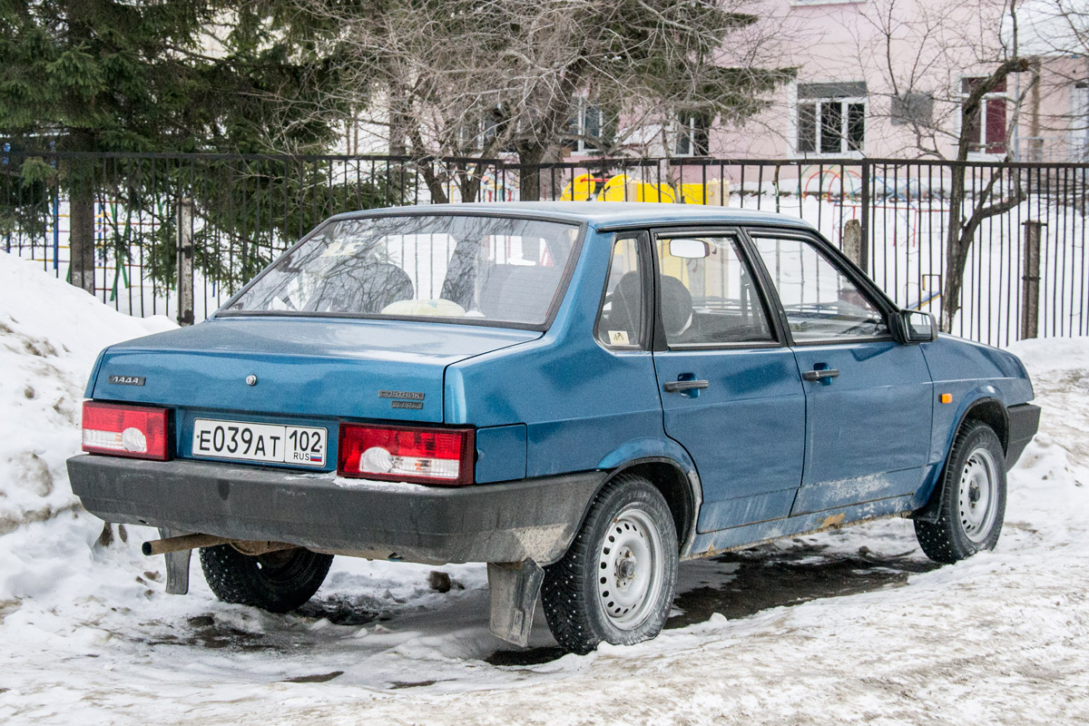 Башкортостан, № Е 039 АТ 102 — ВАЗ-21099 '90-04