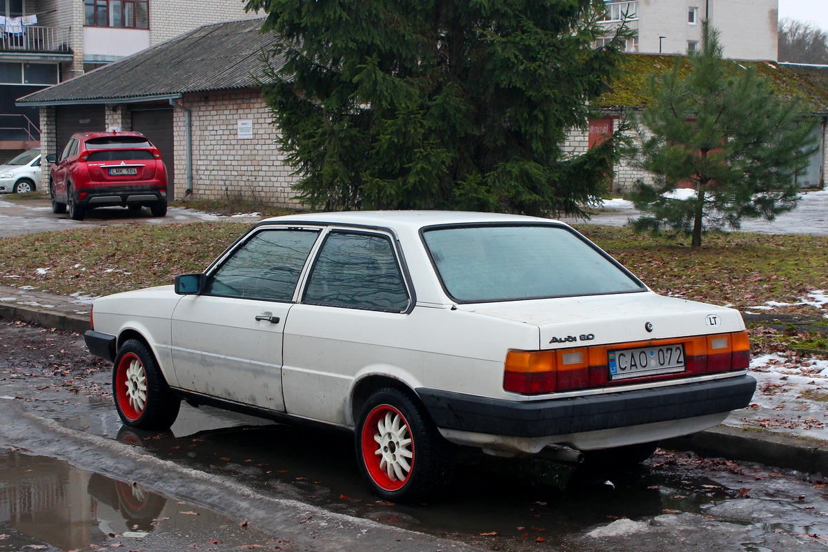 Литва, № CAO 072 — Audi 80 (B2) '78-86