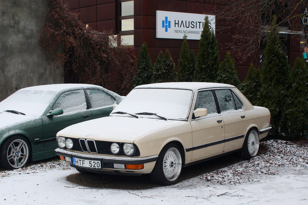 Литва, № HTF 520 — BMW 5 Series (E28) '82-88