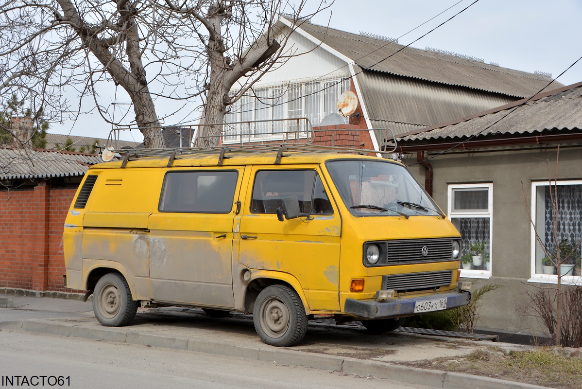 Ростовская область, № О 603 КХ 161 — Volkswagen Typ 2 (Т3) '79-92