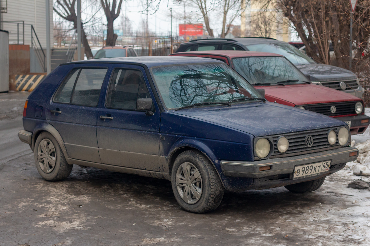 Тюменская область, № В 989 КТ 45 — Volkswagen Golf (Typ 19) '83-92