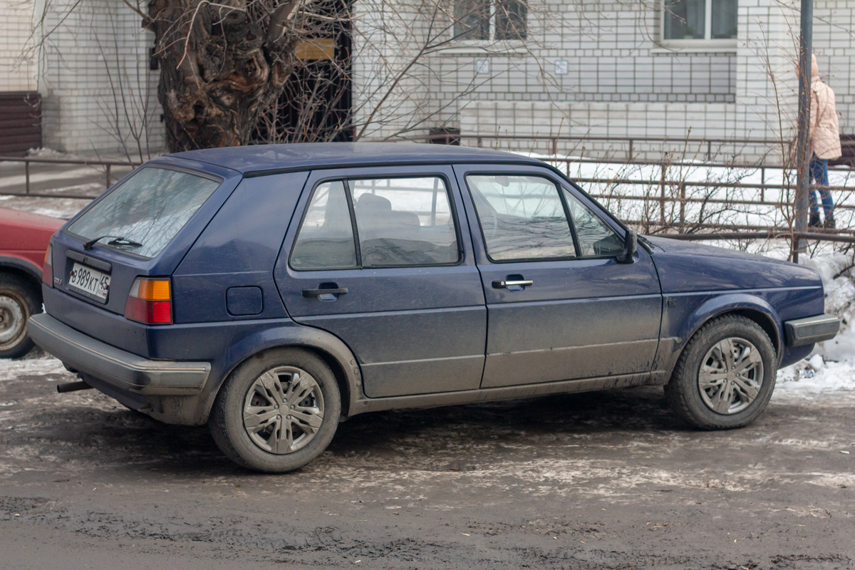 Тюменская область, № В 989 КТ 45 — Volkswagen Golf (Typ 19) '83-92