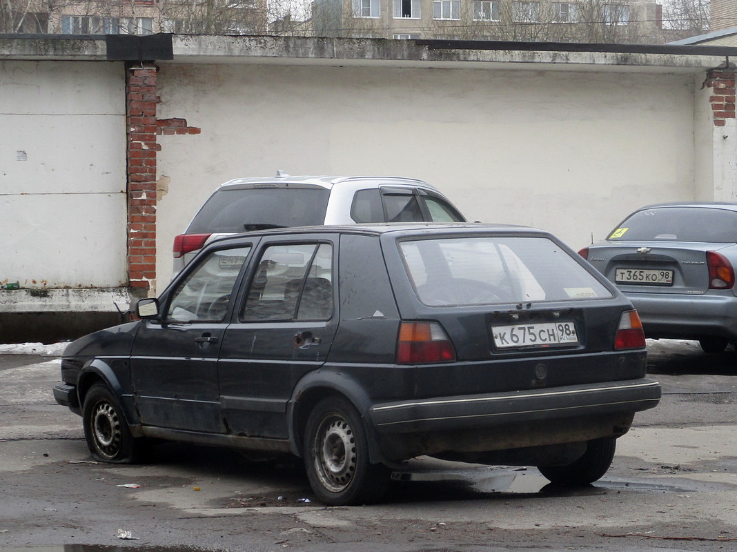 Санкт-Петербург, № К 675 СН 98 — Volkswagen Golf (Typ 19) '83-92