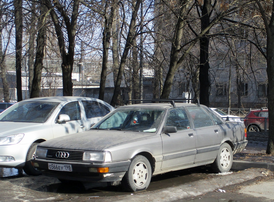 Санкт-Петербург, № О 566 ЕУ 198 — Audi 200 (C3) '83-91