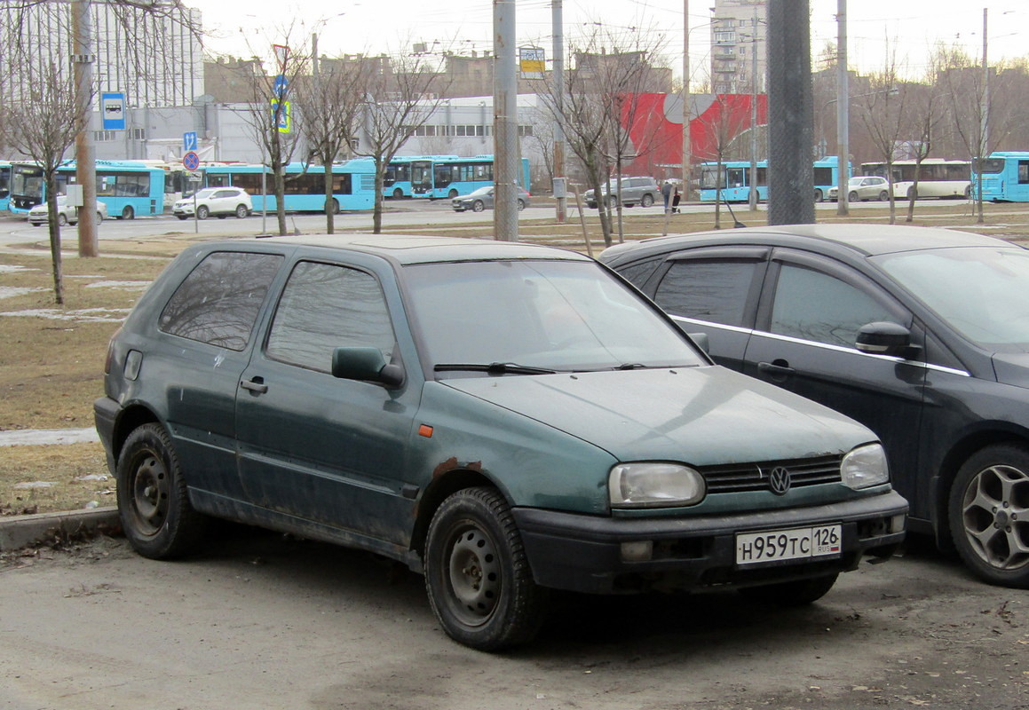Ставропольский край, № Н 959 ТС 126 — Volkswagen Golf III '91-98