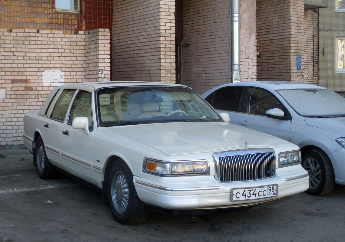 Санкт-Петербург, № С 434 СС 98 — Lincoln Town Car (2G) '90-97