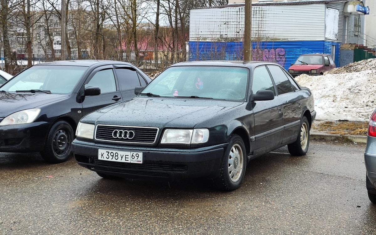 Тверская область, № К 398 УЕ 69 — Audi 100 (C4) '90-94