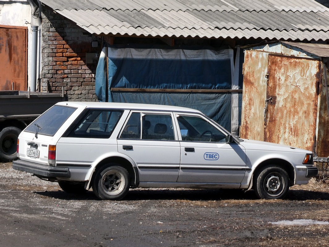 Приморский край, № Т 257 МВ 25 — Nissan Bluebird (U11) '83-90