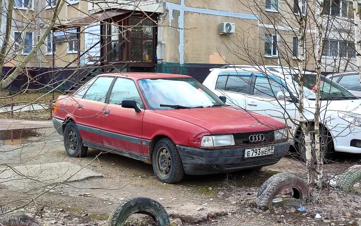 Тверская область, № Е 793 ВЕ 69 — Audi 80 (B3) '86-91