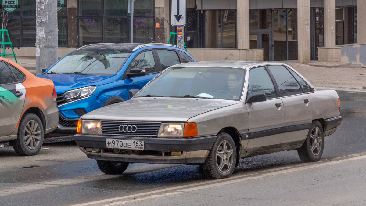 Самарская область, № М 970 ОЕ 163 — Audi 100 (C3) '82-91