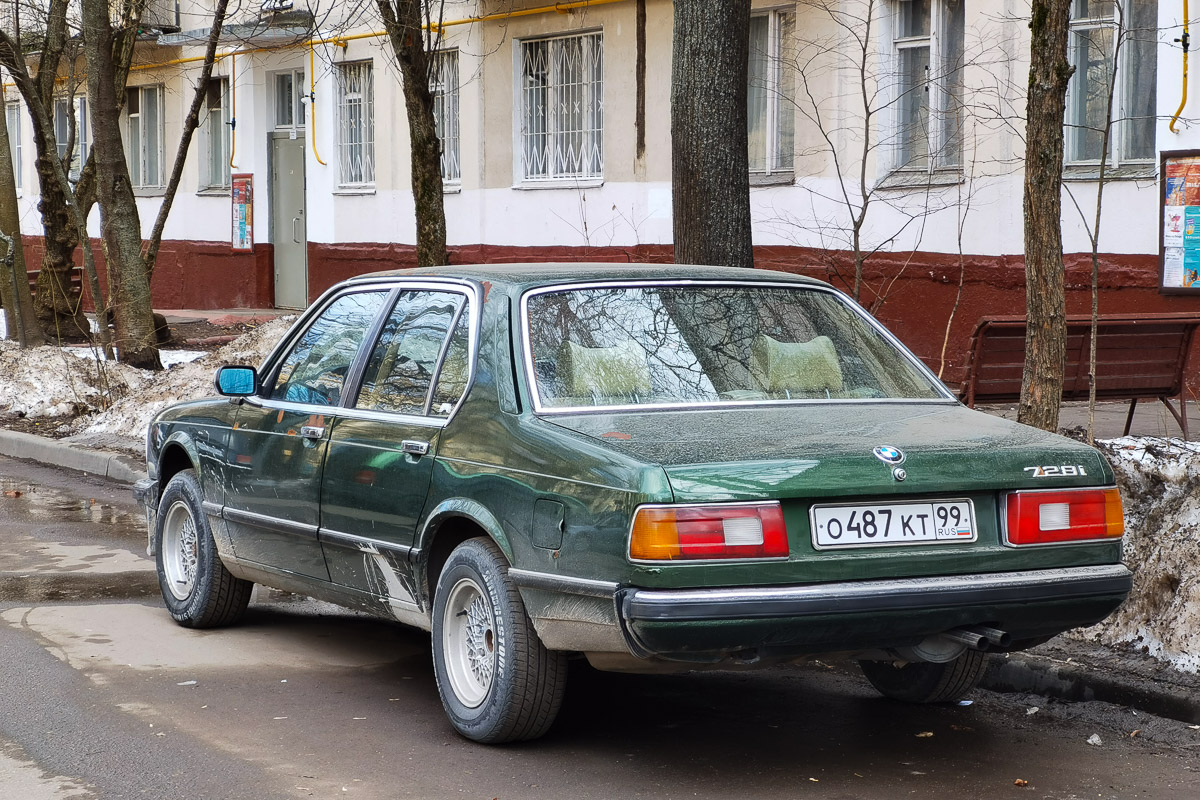 Москва, № О 487 КТ 99 — BMW 7 Series (E23) '77-86