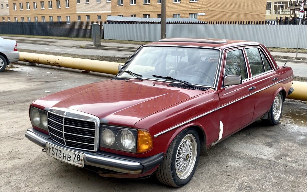 Санкт-Петербург, № Т 573 НВ 78 — Mercedes-Benz (W123) '76-86