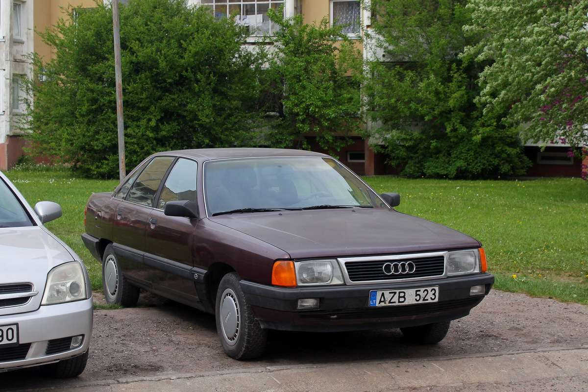 Литва, № AZB 523 — Audi 100 (C3) '82-91