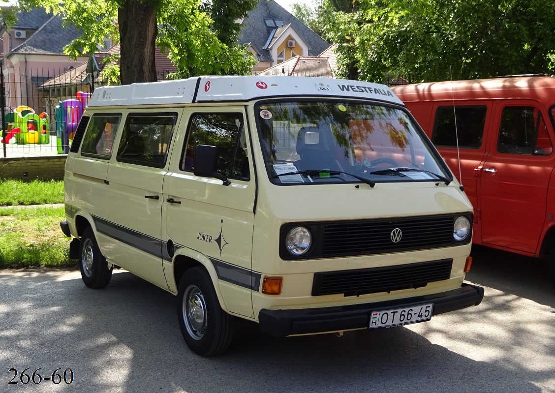 Венгрия, № OT 66-45 — Volkswagen Typ 2 (Т3) '79-92; Венгрия — II. Karcagi Veteránjármű Kiállítás