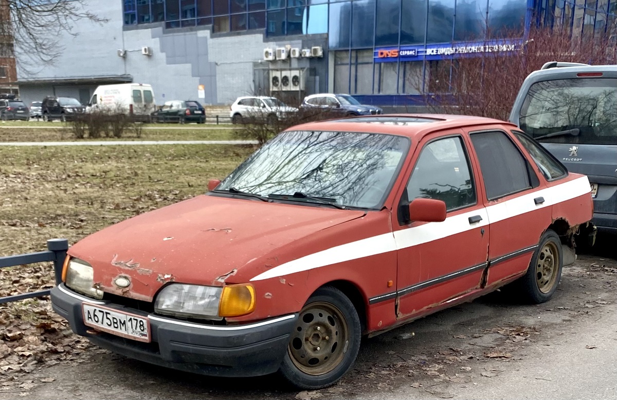 Санкт-Петербург, № А 675 ВМ 178 — Ford Sierra MkII '87-93