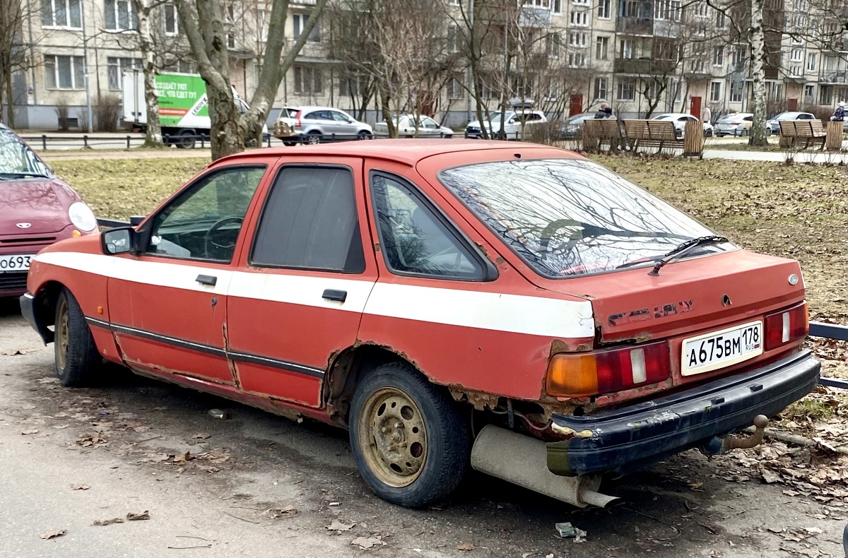 Санкт-Петербург, № А 675 ВМ 178 — Ford Sierra MkII '87-93