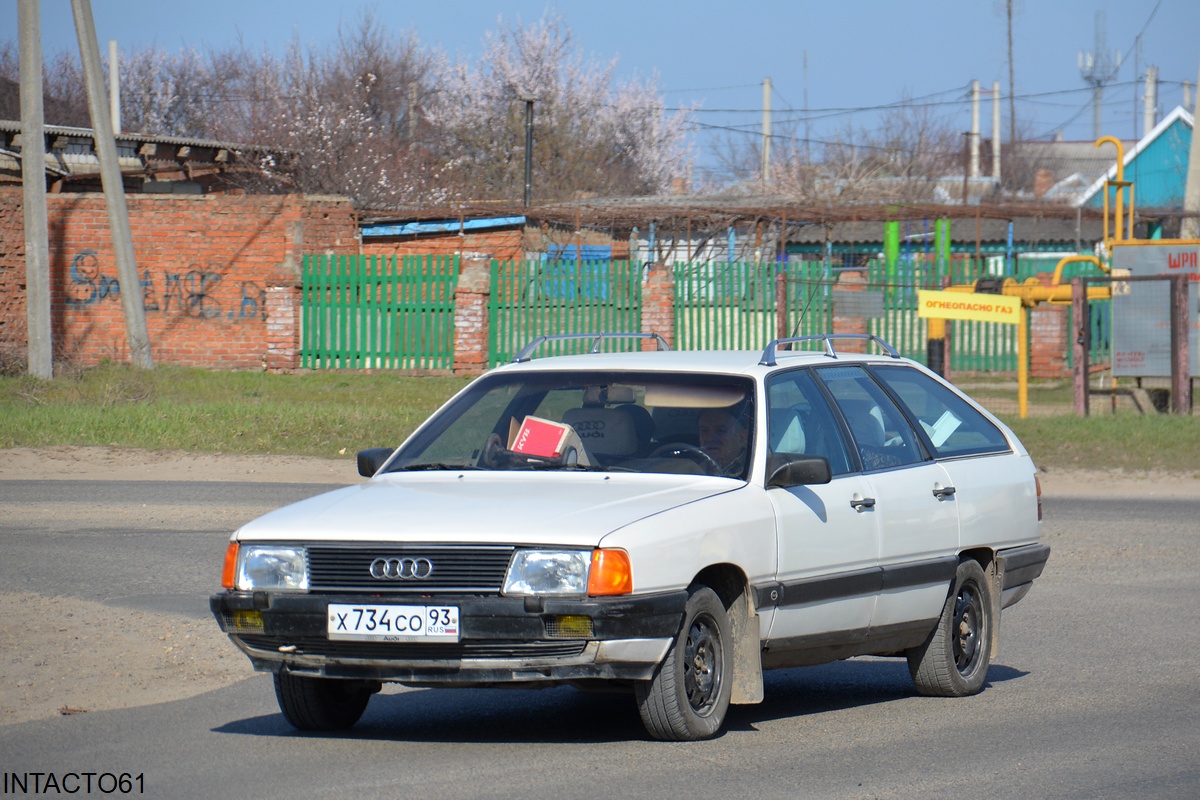 Краснодарский край, № Х 734 СО 93 — Audi 100 (C3) '82-91