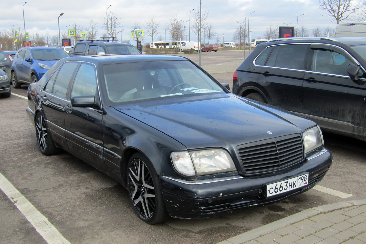 Санкт-Петербург, № С 663 НК 198 — Mercedes-Benz (W140) '91-98