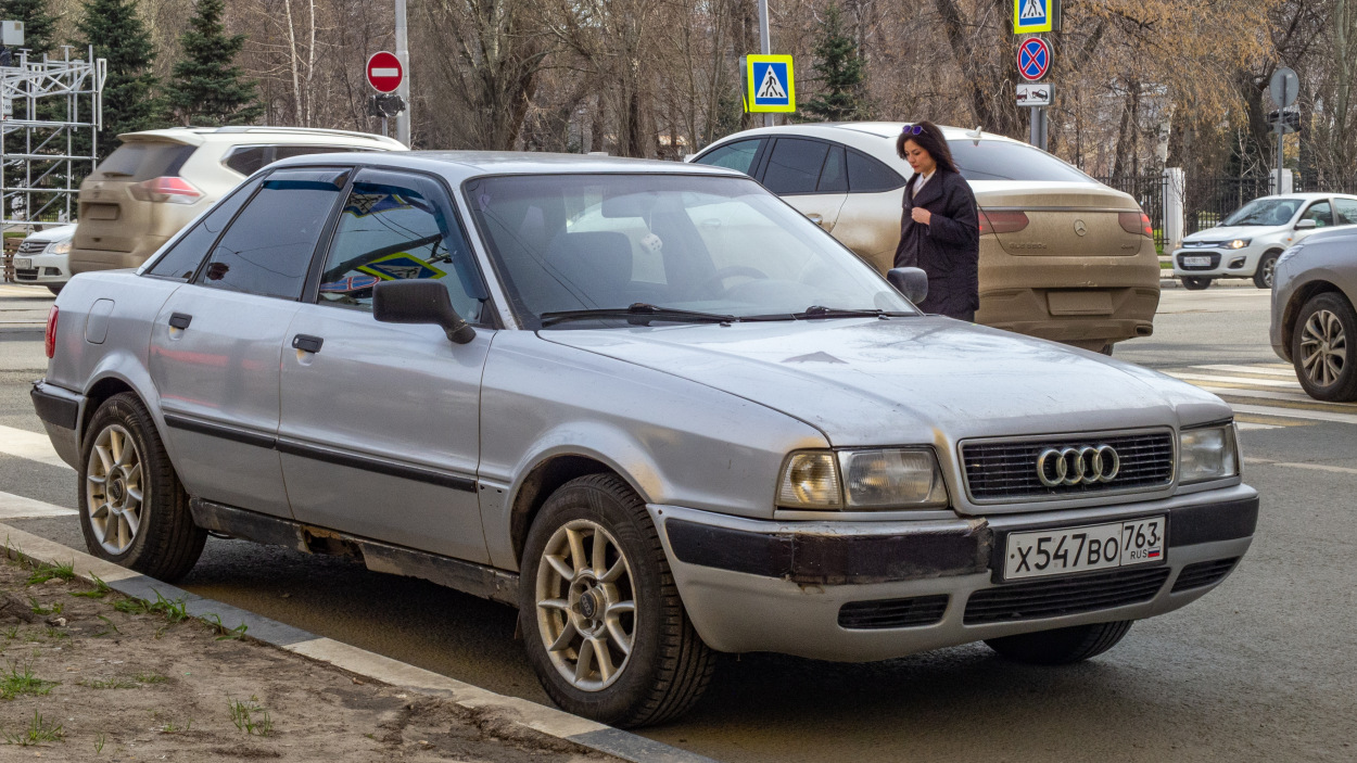 Самарская область, № Х 547 ВО 763 — Audi 80 (B4) '91-96