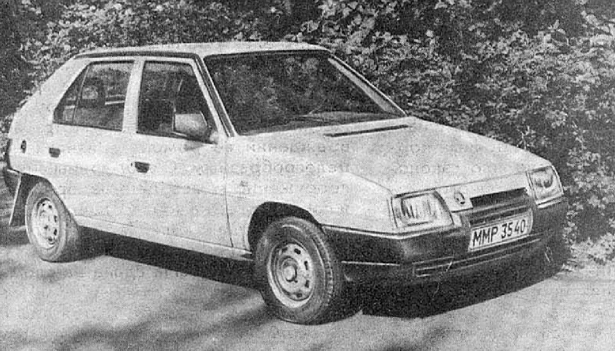 Москва, № ММР 3540 — Škoda Favorit (Type 781) '87-91; Москва — Старые фотографии