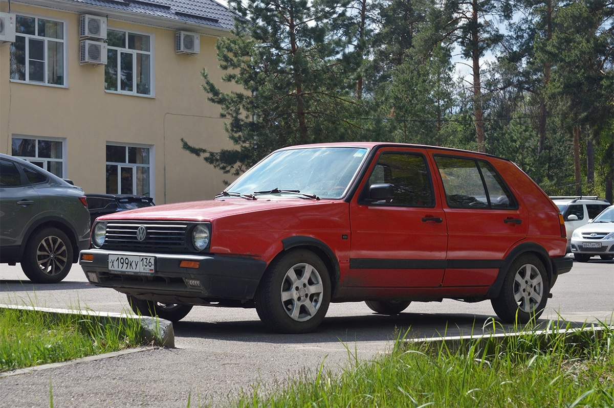 Воронежская область, № Х 199 КУ 136 — Volkswagen Golf (Typ 19) '83-92