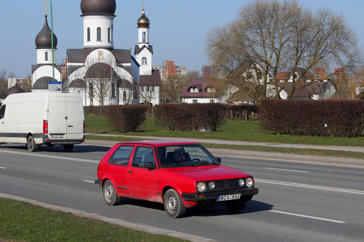 Литва, № BCA 632 — Volkswagen Golf (Typ 19) '83-92