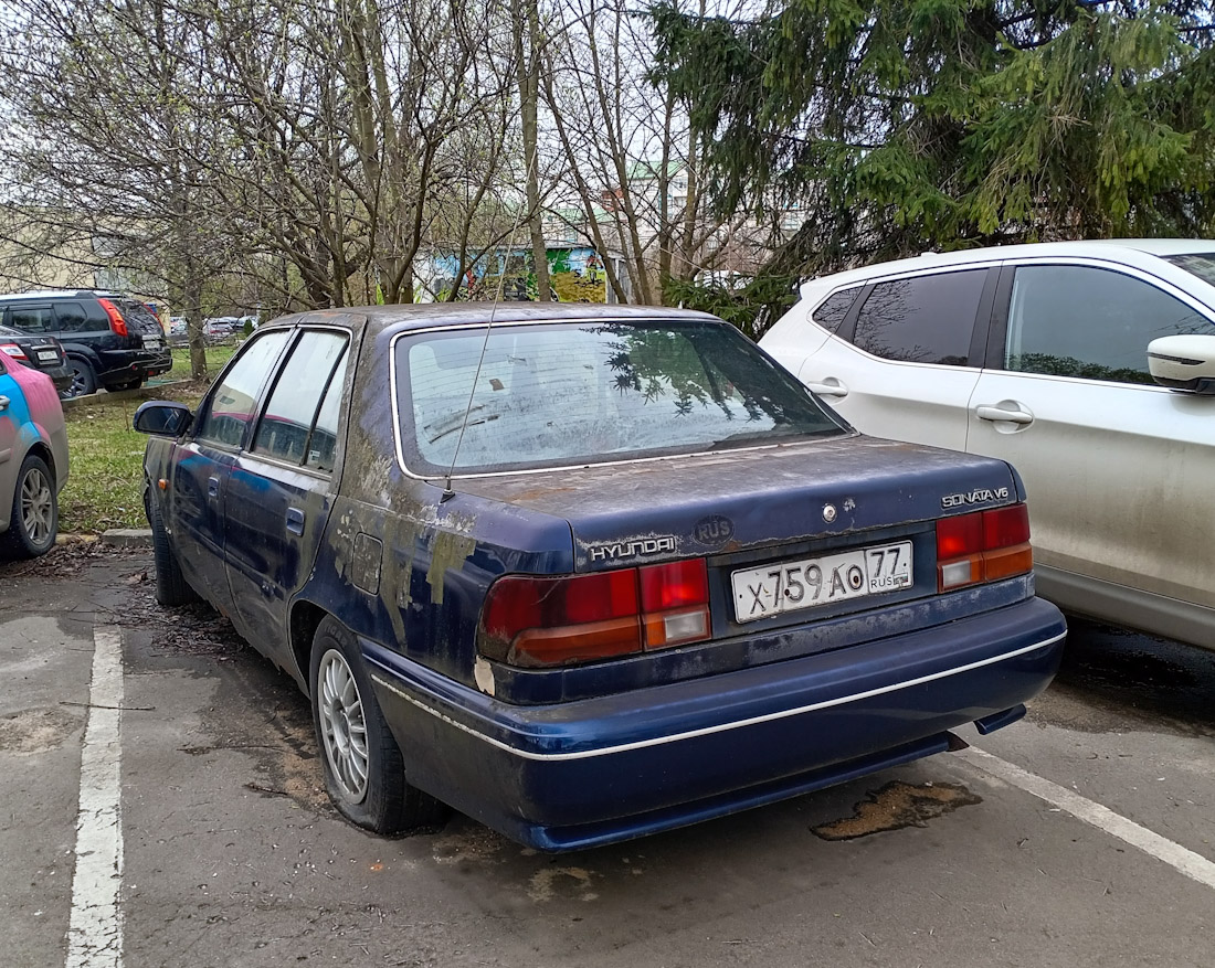 Москва, № Х 759 АО 77 — Hyundai Sonata (Y2) '88-93