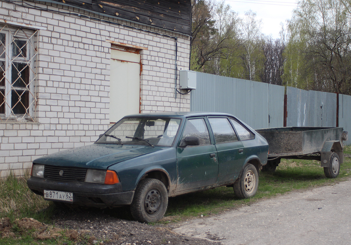 Рязанская область, № В 871 АУ 62 — Москвич-2141 '86-98