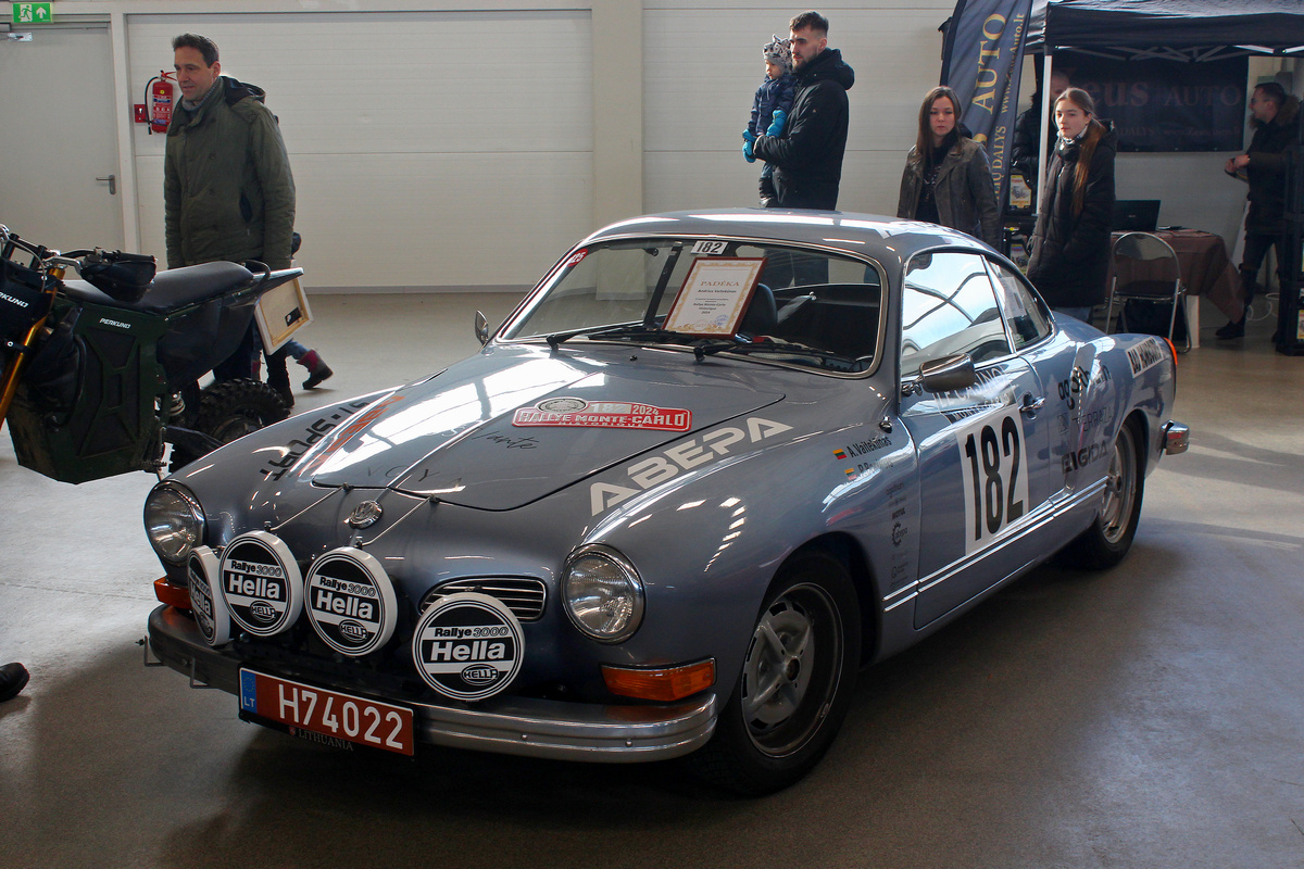 Литва, № H74022 — Volkswagen Karmann-Ghia Typ 14 '55-75; Литва — Retro mugė 2024 žiema