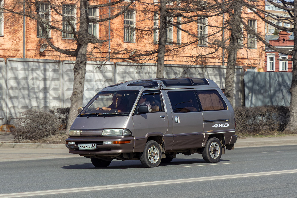 Омская область, № К 576 ВВ 55 — Toyota MasterAce Surf (R20/R30) '82-91