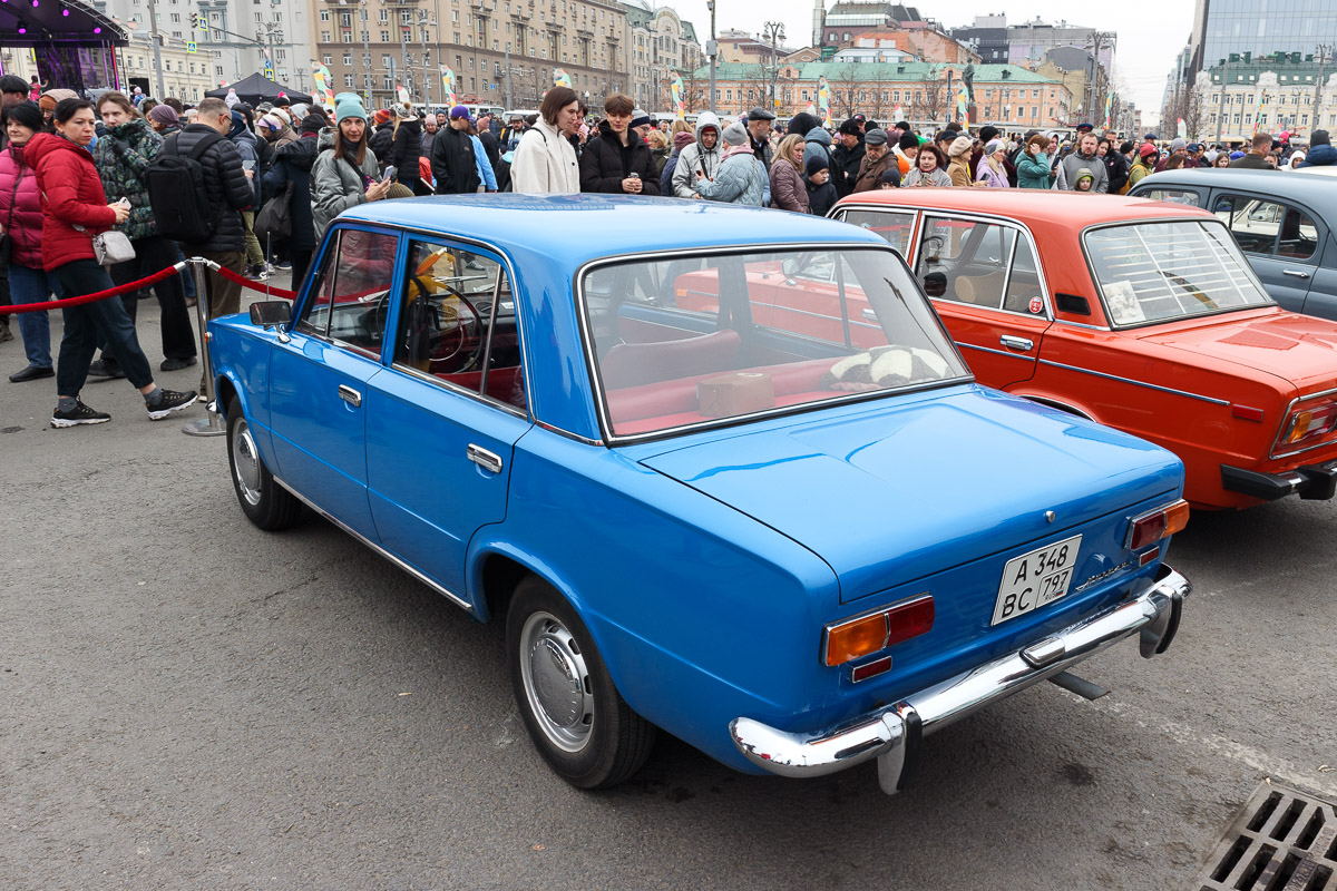 Москва, № А 348 ВС 797 — ВАЗ-2101 '70-83; Москва — Выставка, посвящённая 125-летию Московского трамвая