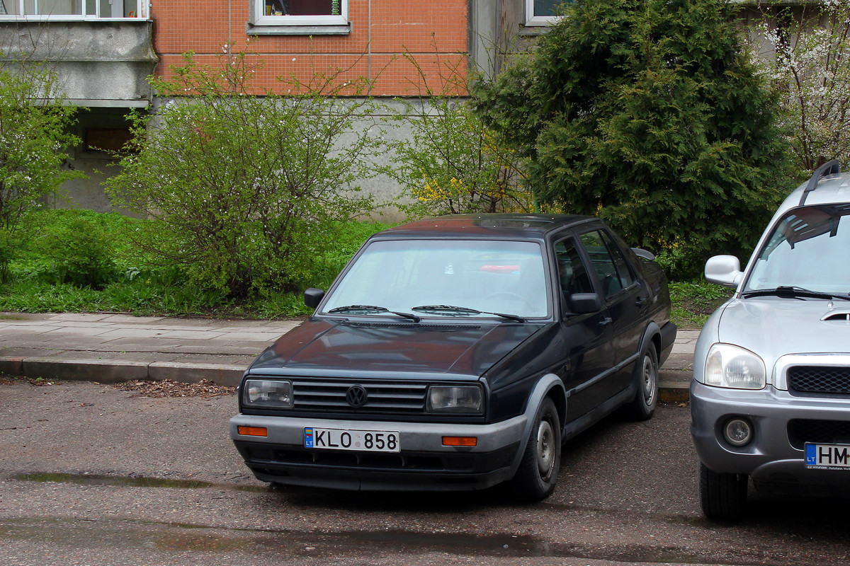Литва, № KLO 858 — Volkswagen Jetta Mk2 (Typ 16) '84-92