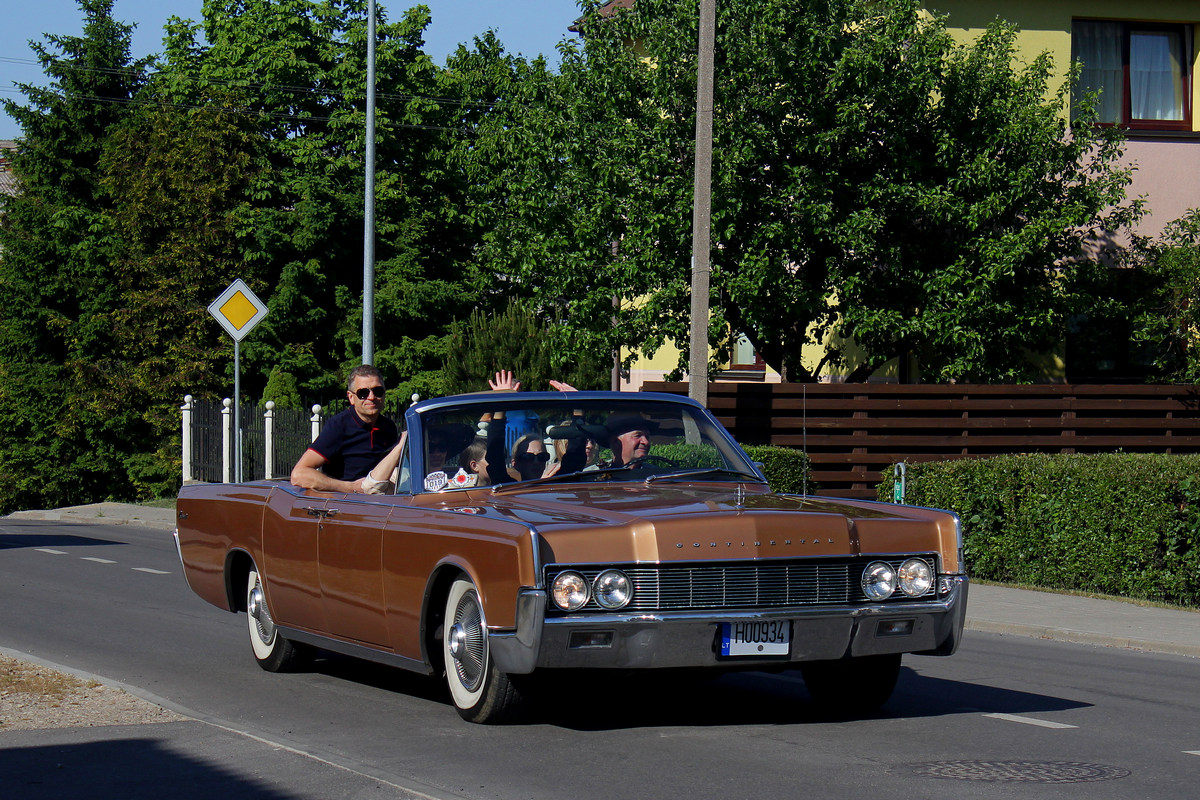 Литва, № H00934 — Lincoln Continental (4G) '61-69; Литва — Laiko ratai 2023