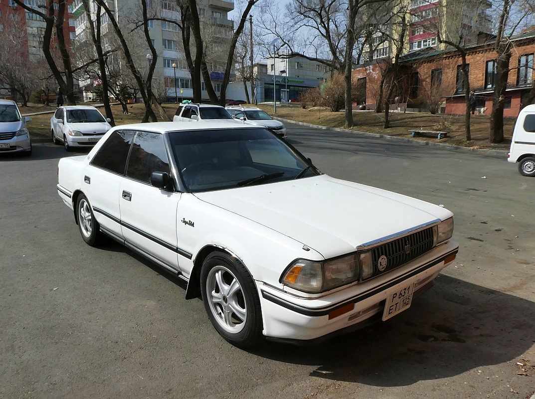 Приморский край, № Р 631 ЕТ 125 — Toyota Crown (S130) '87-91