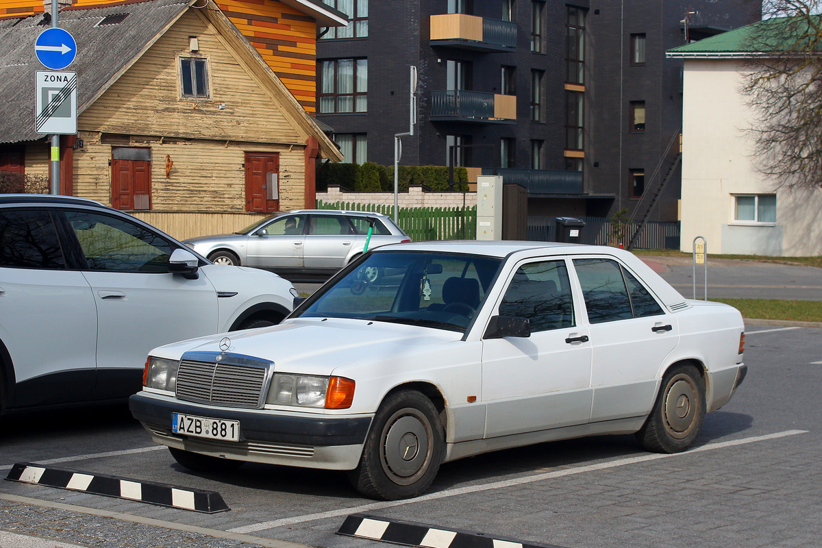 Литва, № AZB 881 — Mercedes-Benz (W201) '82-93