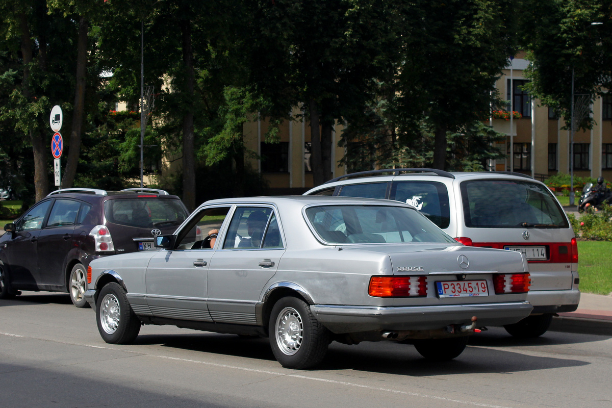 Литва, № P3345 19 — Mercedes-Benz (W126) '79-91