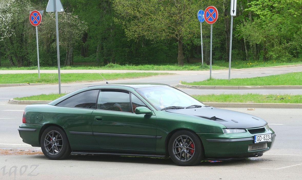 Латвия, № GD-6224 — Opel Calibra '89–97