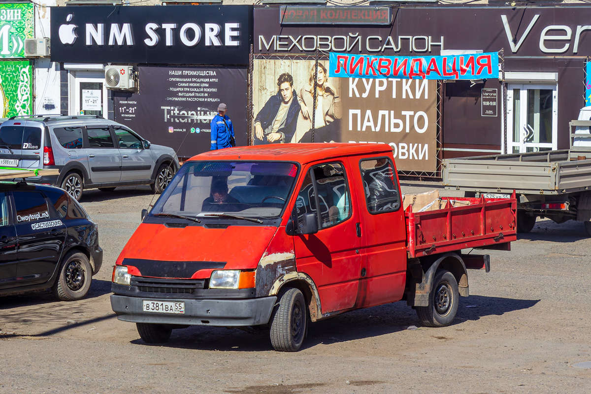Омская область, № В 381 ВА 55 — Ford Transit (3G) '86-94