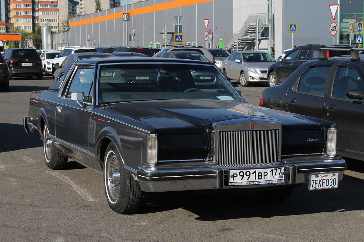 Москва, № Р 991 ВР 177 — Lincoln Continental (6G) '80