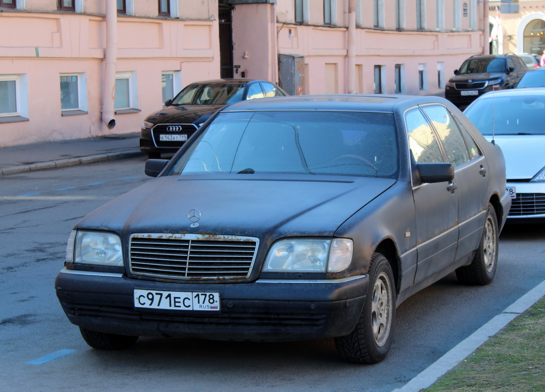 Санкт-Петербург, № С 971 ЕС 178 — Mercedes-Benz (W140) '91-98