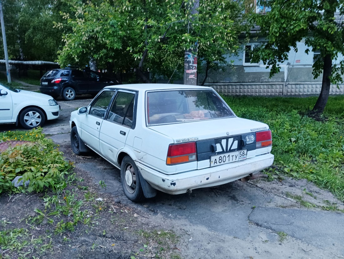 Пензенская область, № А 801 ТУ 58 — Toyota Corolla (E80) '83-87