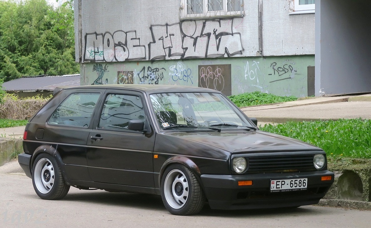 Латвия, № EP-6586 — Volkswagen Golf (Typ 19) '83-92